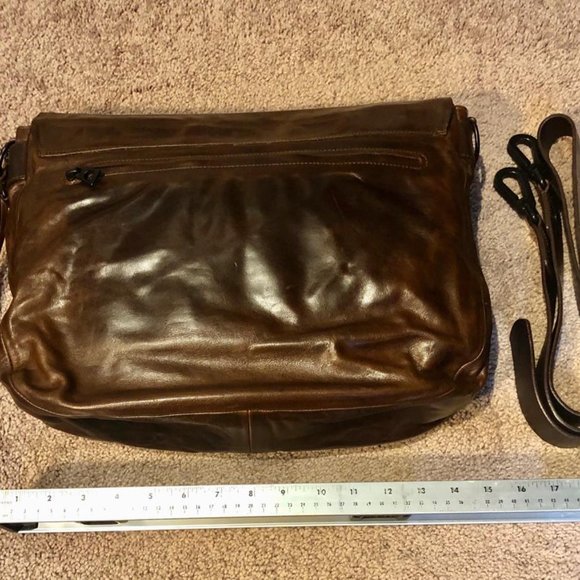 RUDSAK , RARE LAMAR COHIBA BROWN  ALL LEATHER - Picture 8 of 12